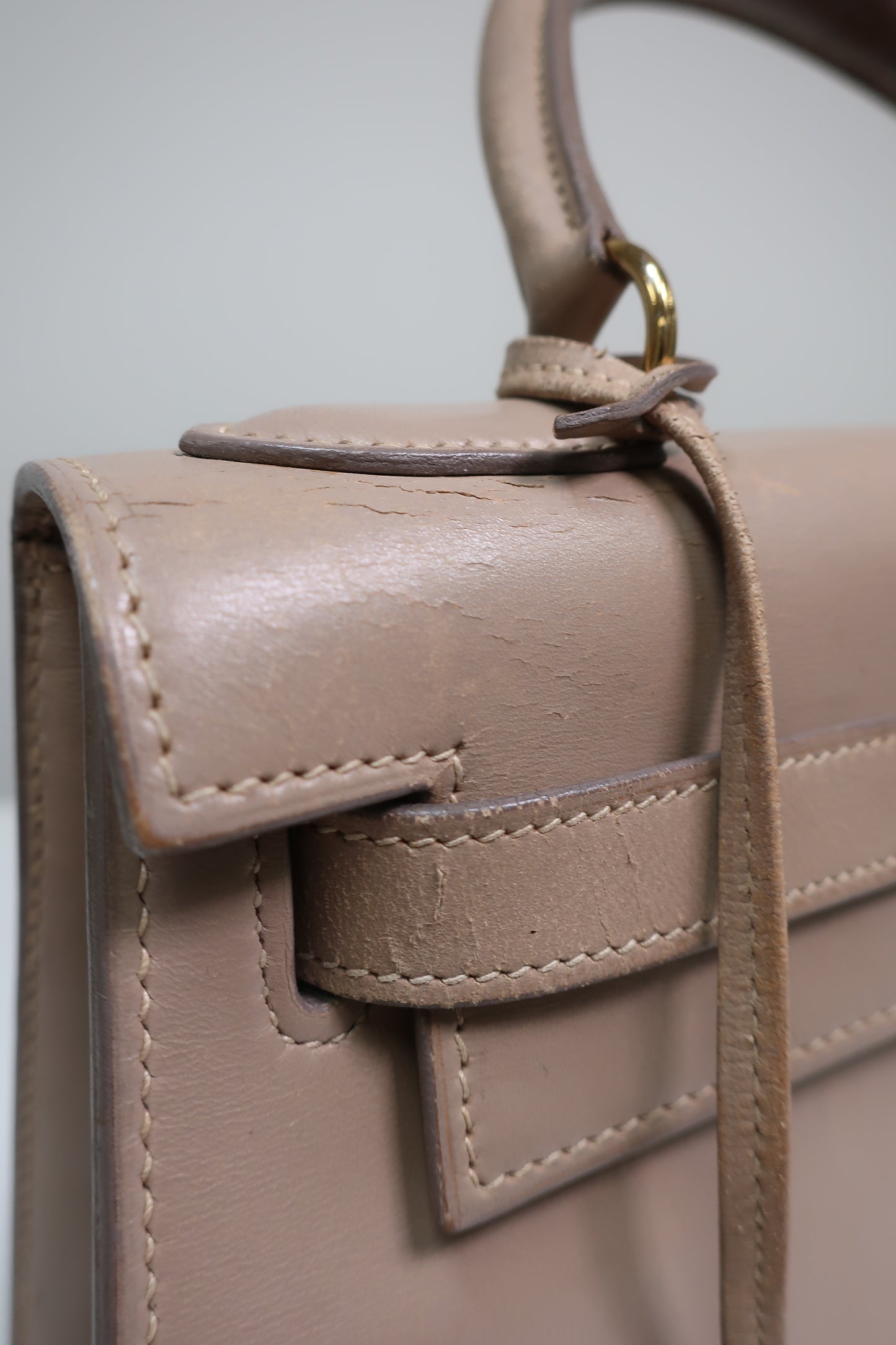 HERMES Vintage Kelly 28 Sellier