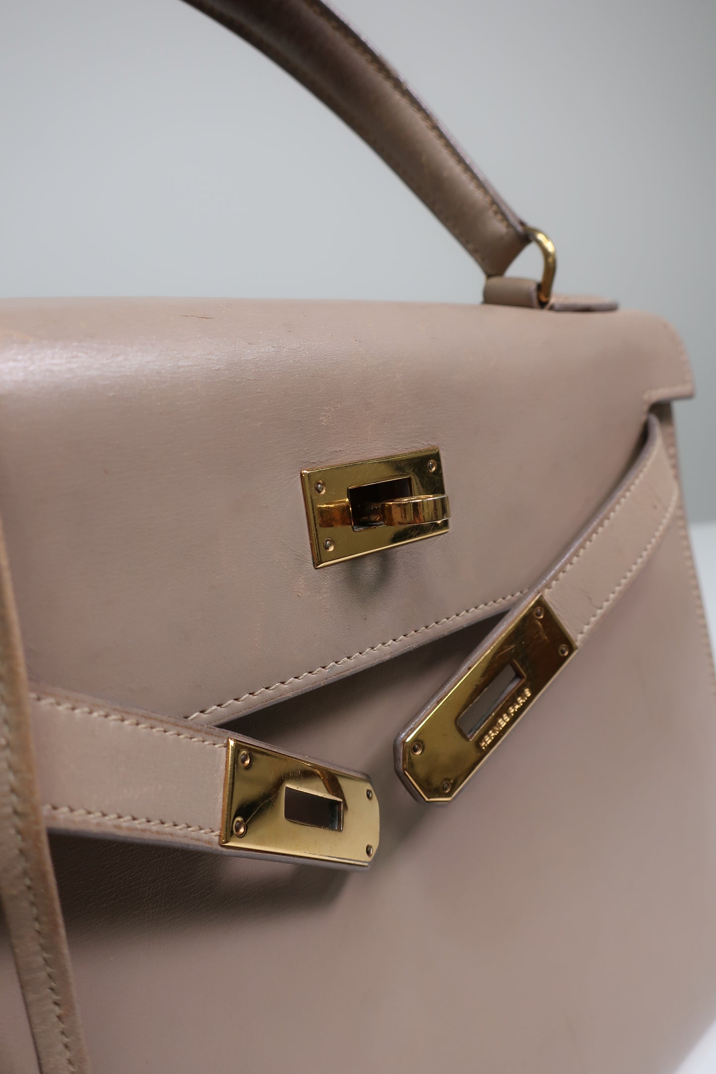 HERMES Vintage Kelly 28 Sellier