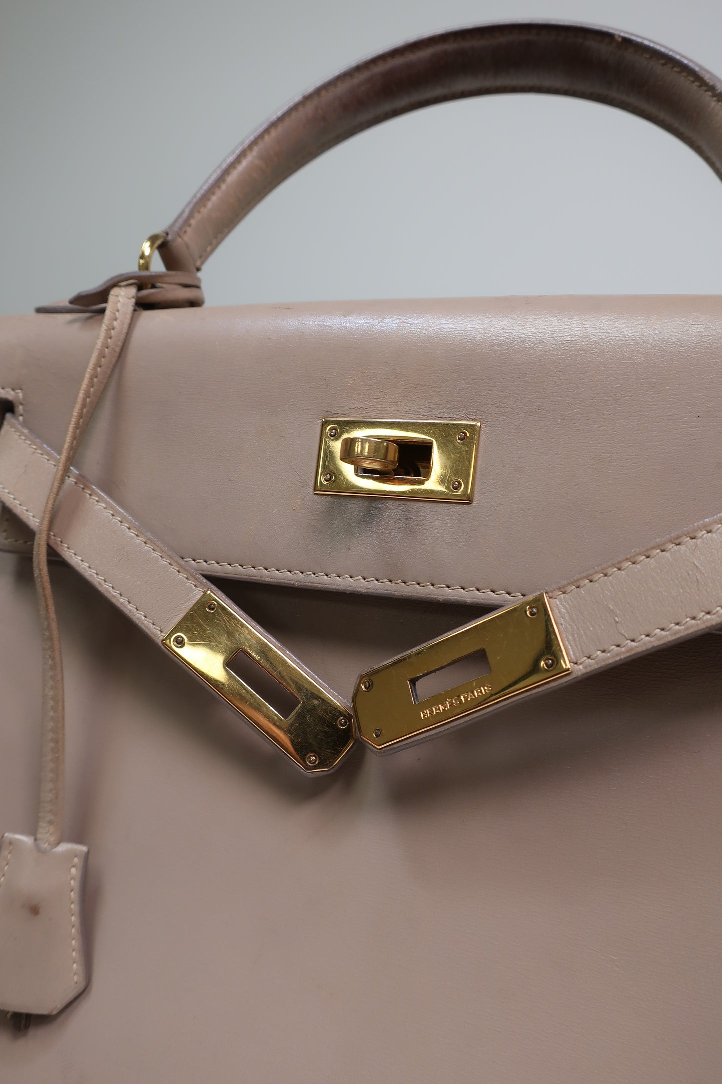 HERMES Vintage Kelly 28 Sellier