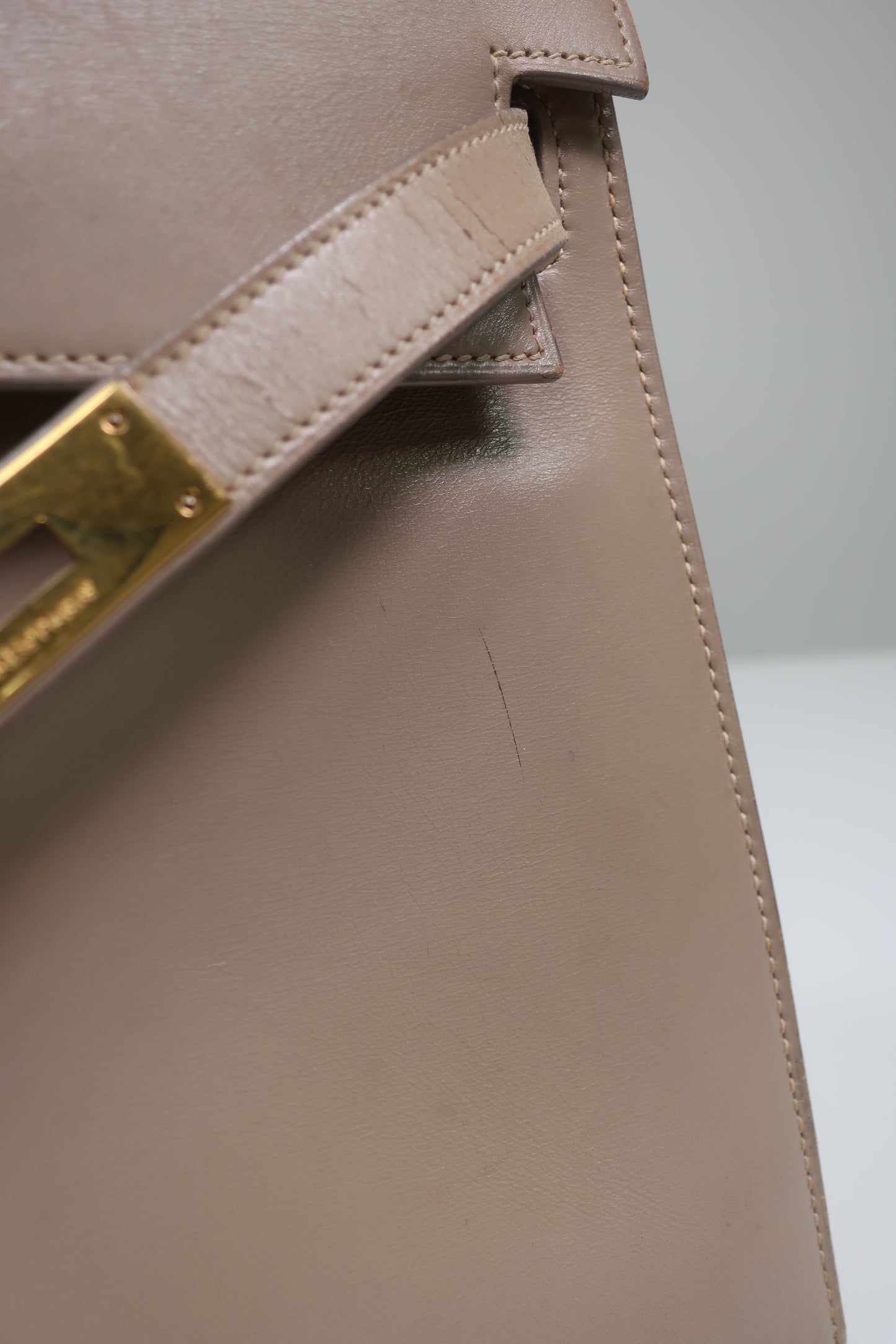 HERMES Vintage Kelly 28 Sellier
