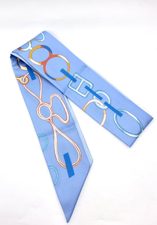 Hermès Do Re Boucles Twilly Scarf