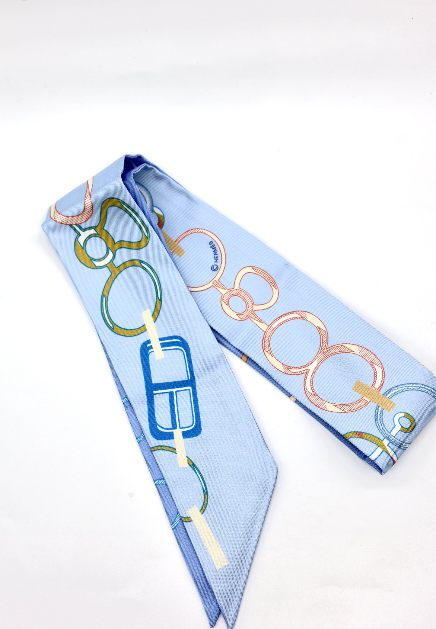 Hermès Do Re Boucles Twilly Scarf