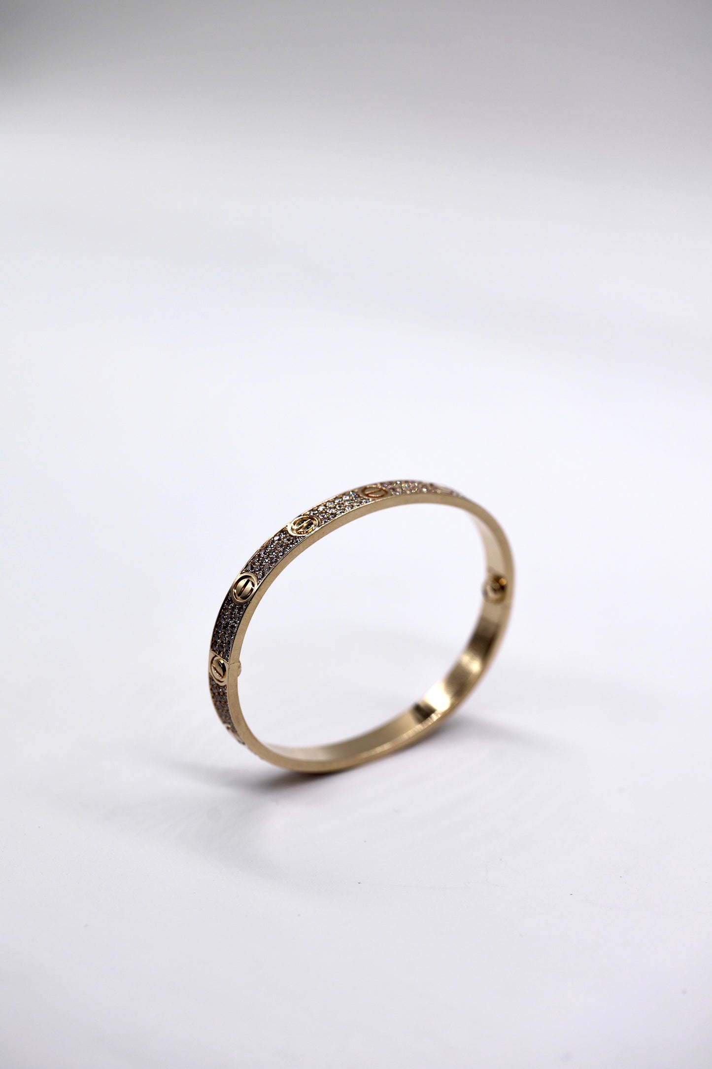 Cartier 18kt Yellow Gold Love Diamond Bracelet