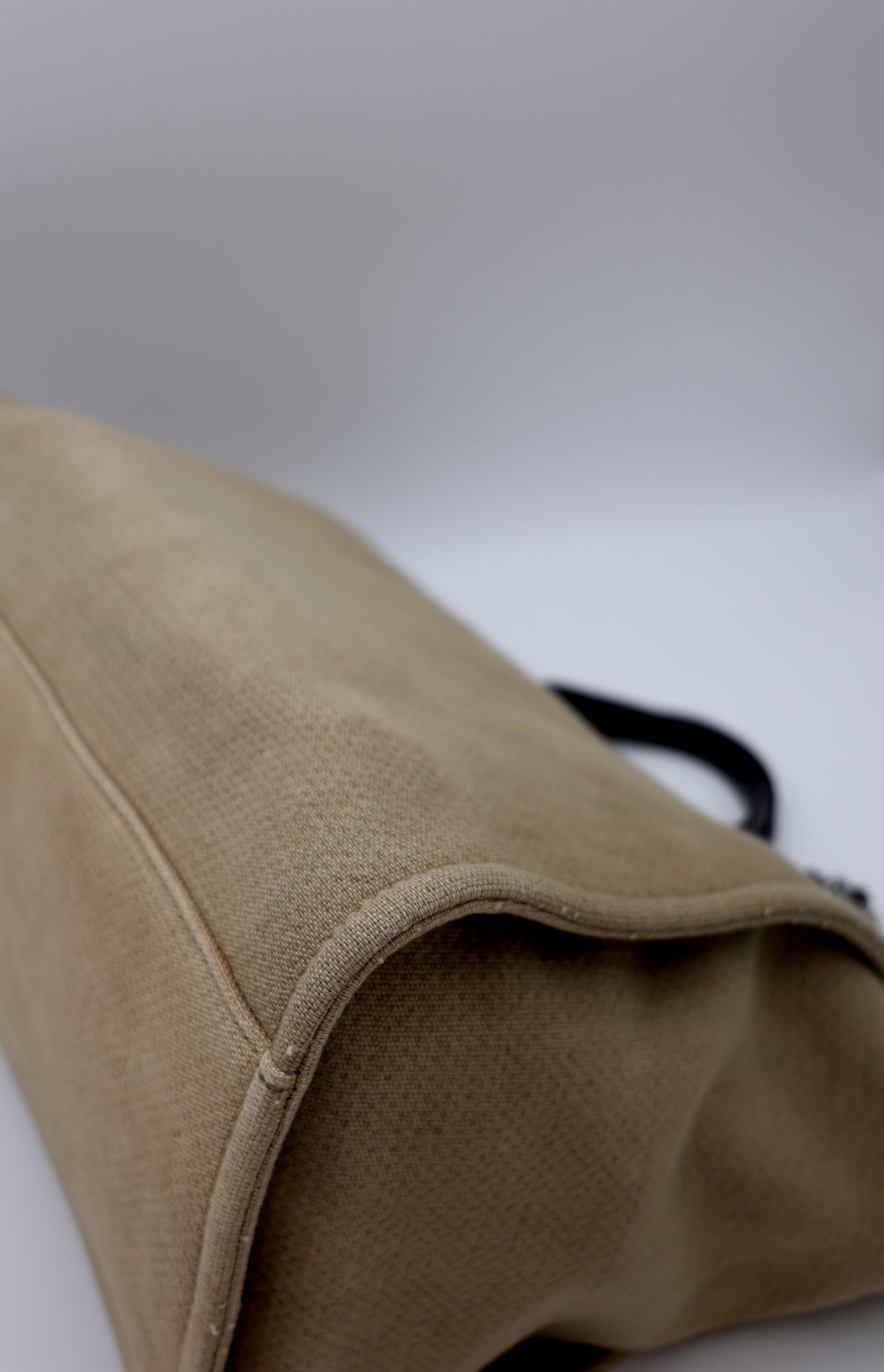 Chanel Deauville 2-Way Tote Canvas Shoulder Bag