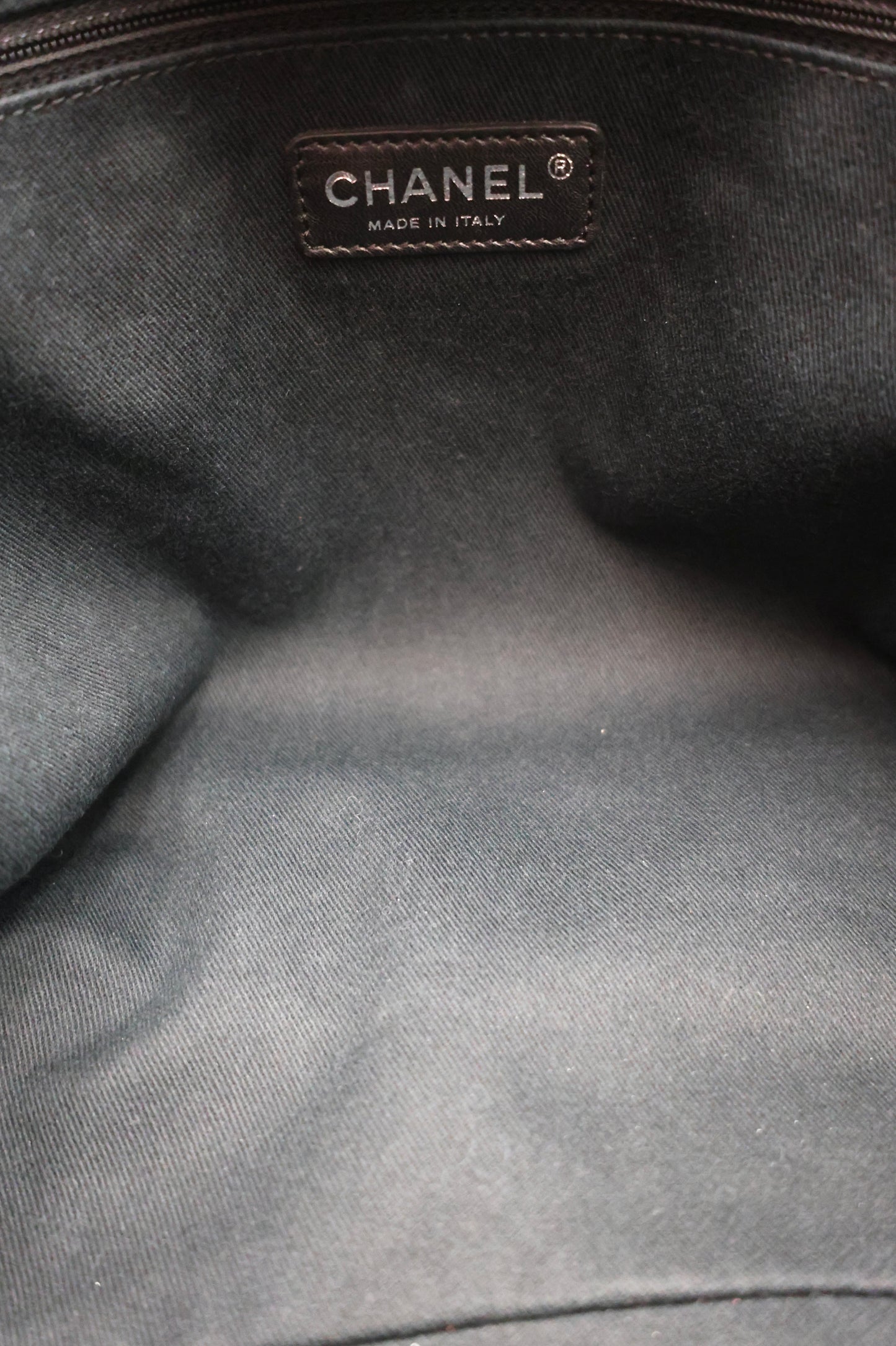 Chanel Deauville 2-Way Tote Canvas Shoulder Bag