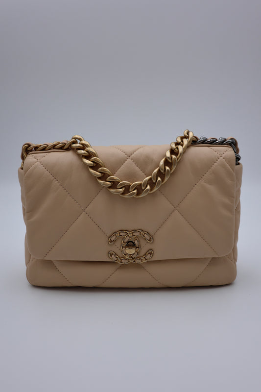 Chanel 19 Lambskin 2-Way Shoulder Bag