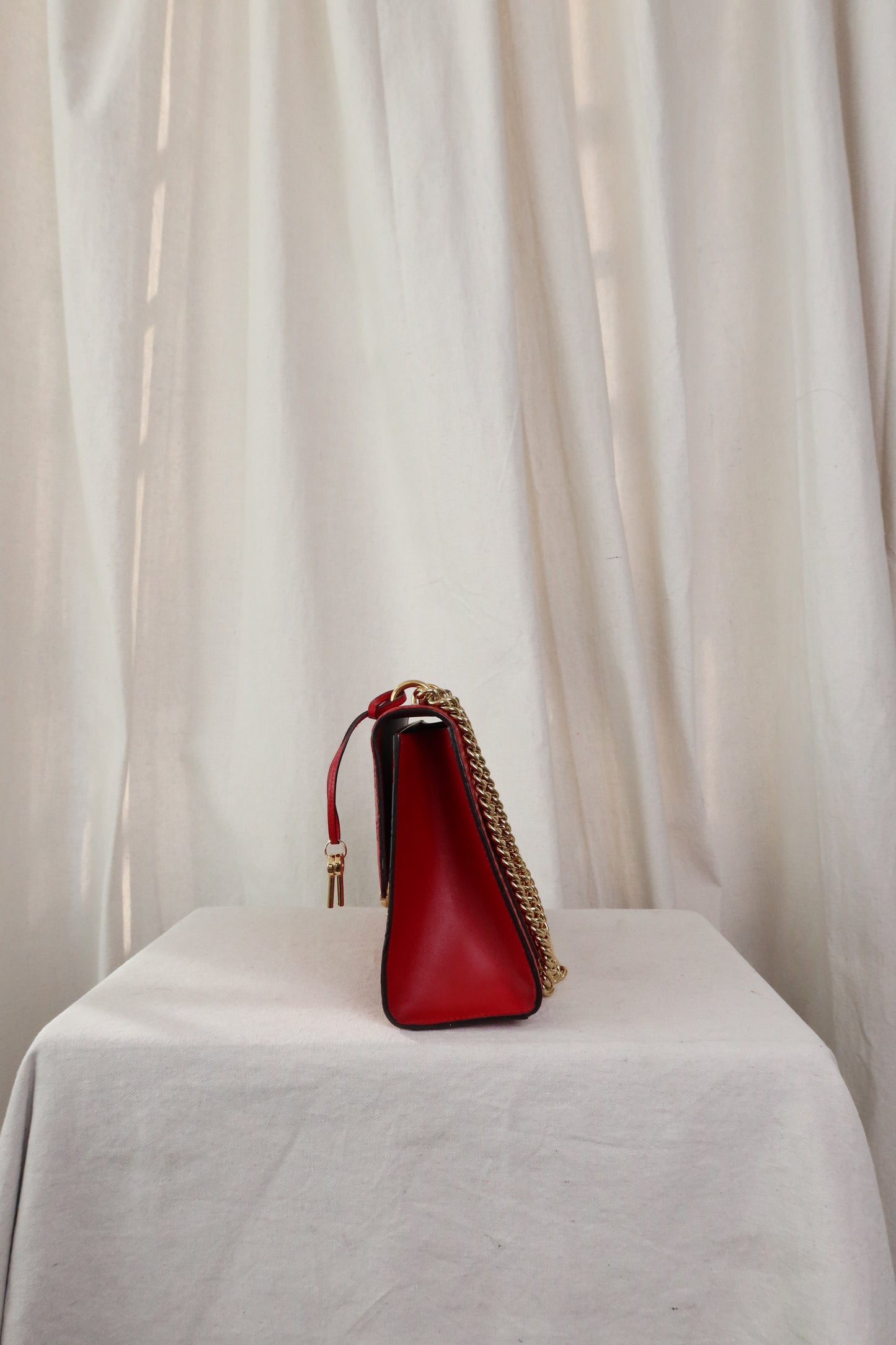 GUCCI Guccissima Medium Padlock Shoulder Bag