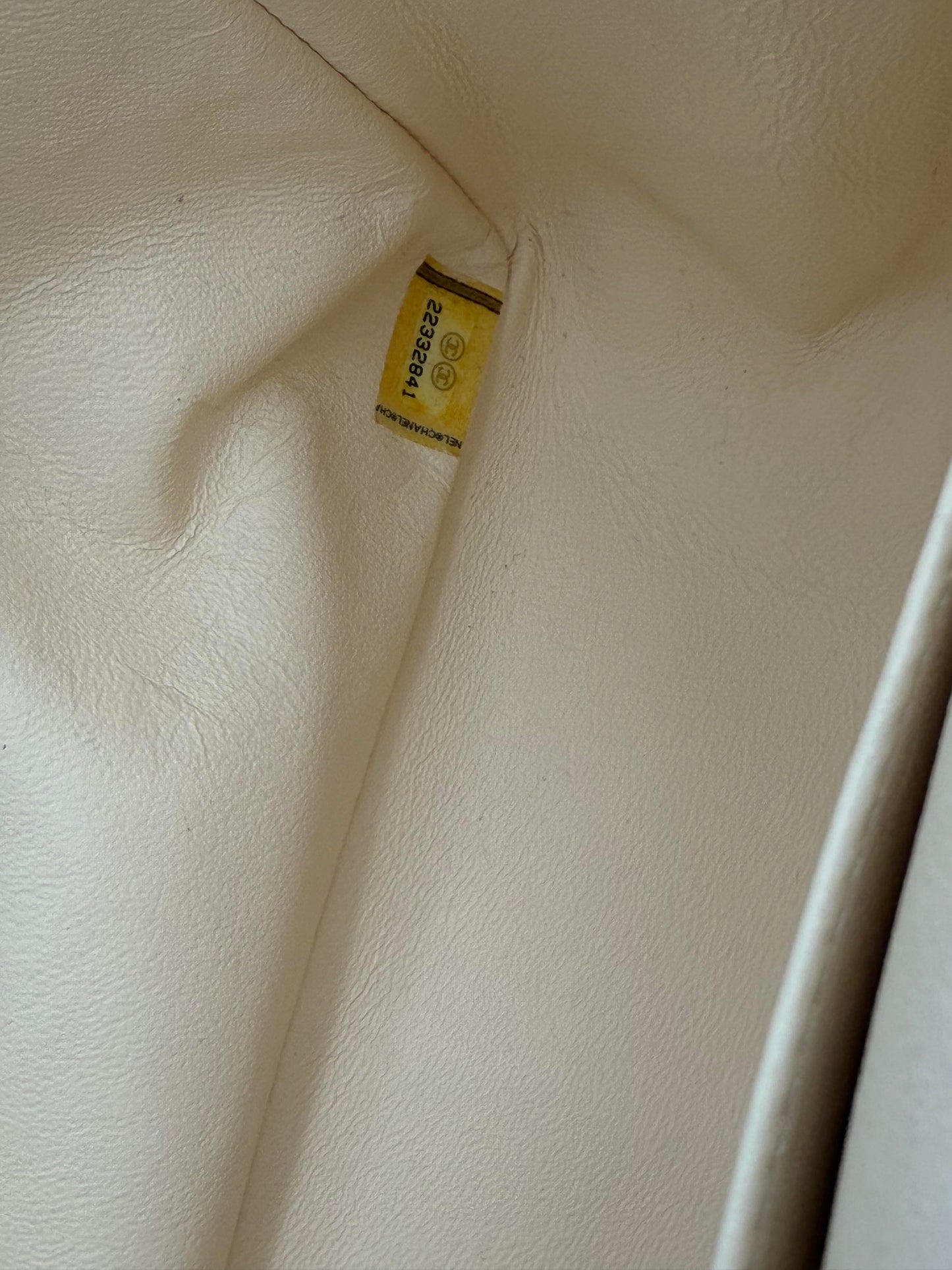 Chanel Reissue 2.55 Quilted Leather Medium Flap Bag in Beige