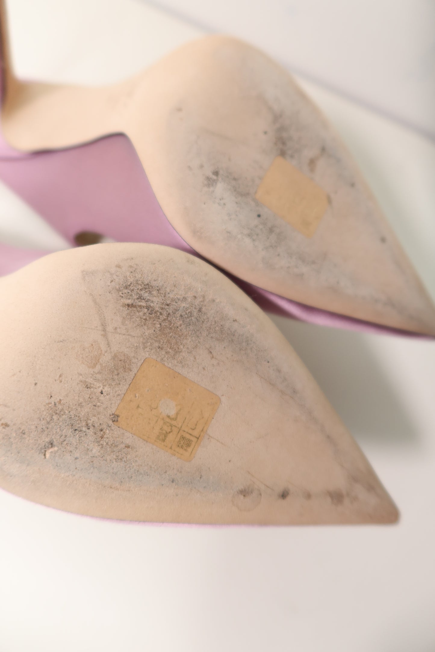 Jimmy Choo Bing 100 Satin Mules With Crystal Strap