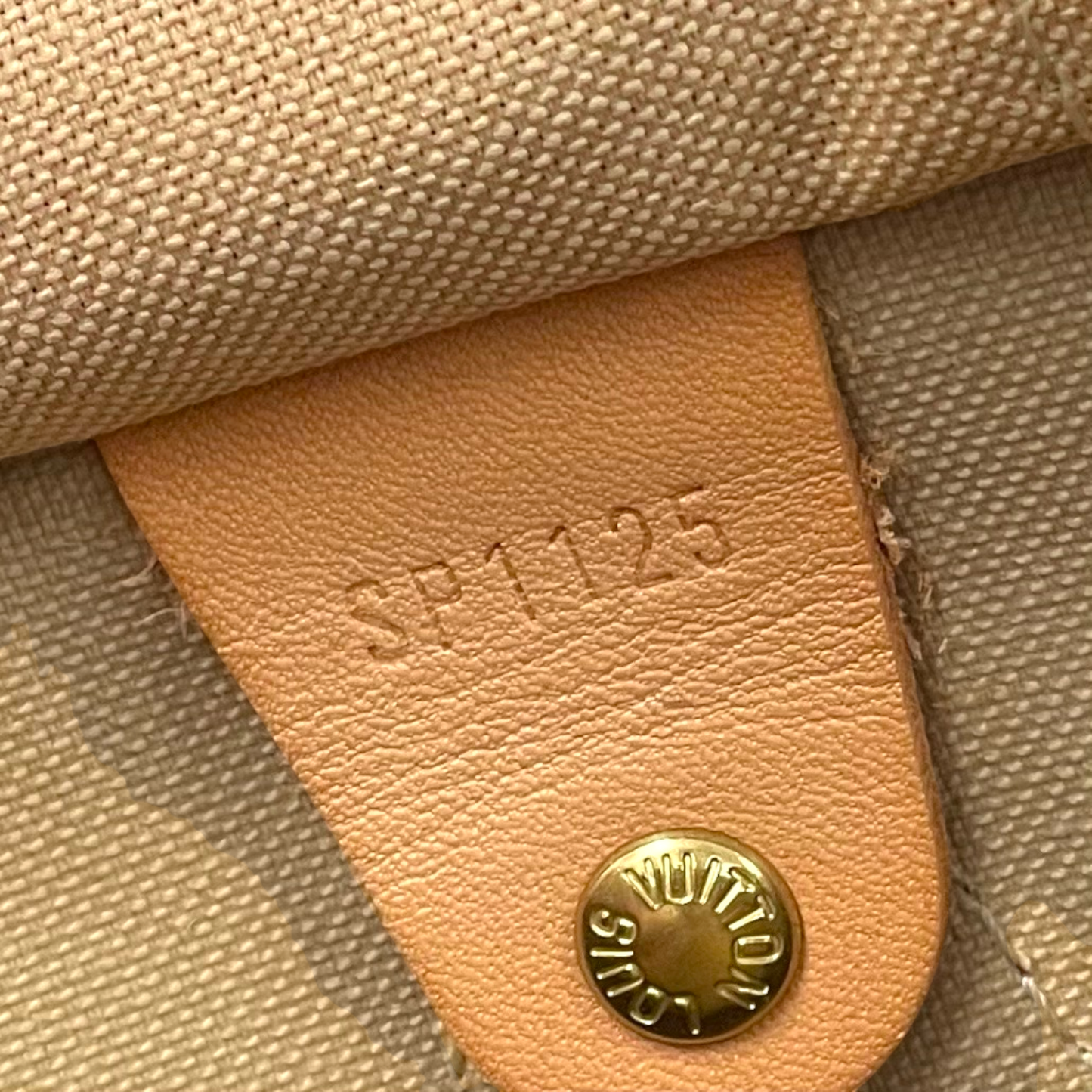 Louis Vuitton Damier Azur Canvas 30 Speedy Bag White GHW