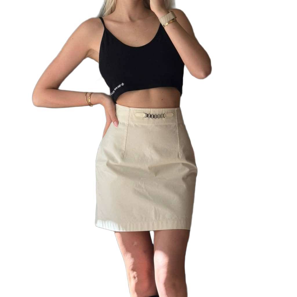 HERMES Cotton Mini Skirt