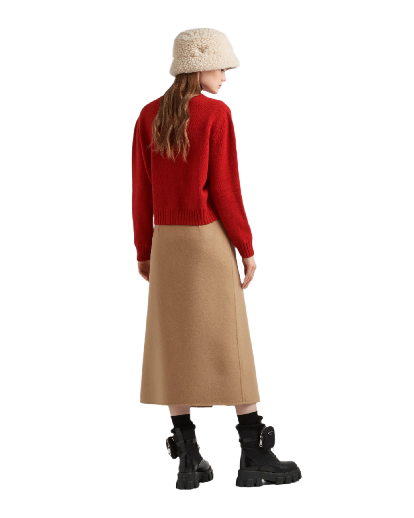 Prada Wool and Cashmere Crew-neck Sweater