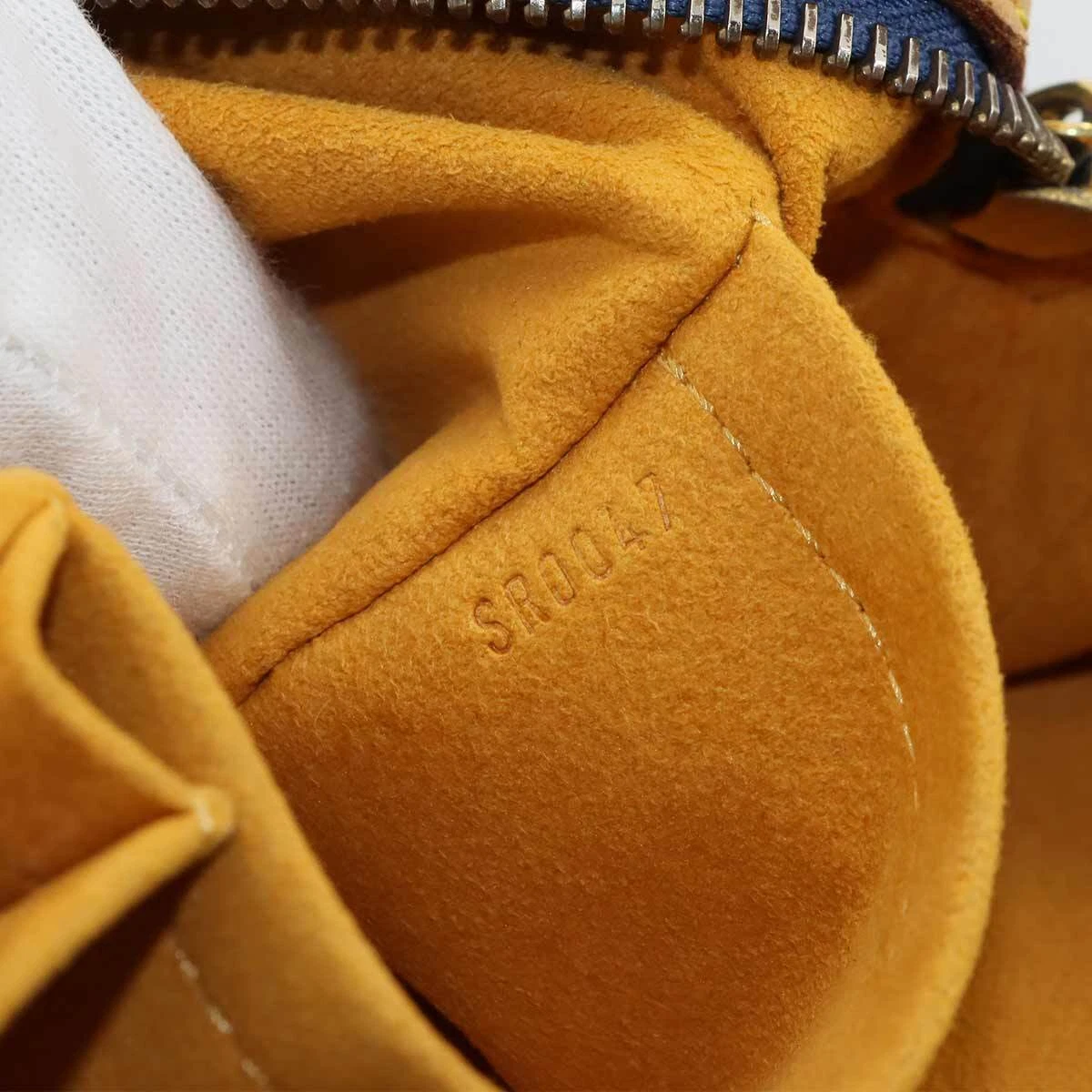 LOUIS VUITTON Monogram Denim Bum Bag Waist Pouch Canvas Blue