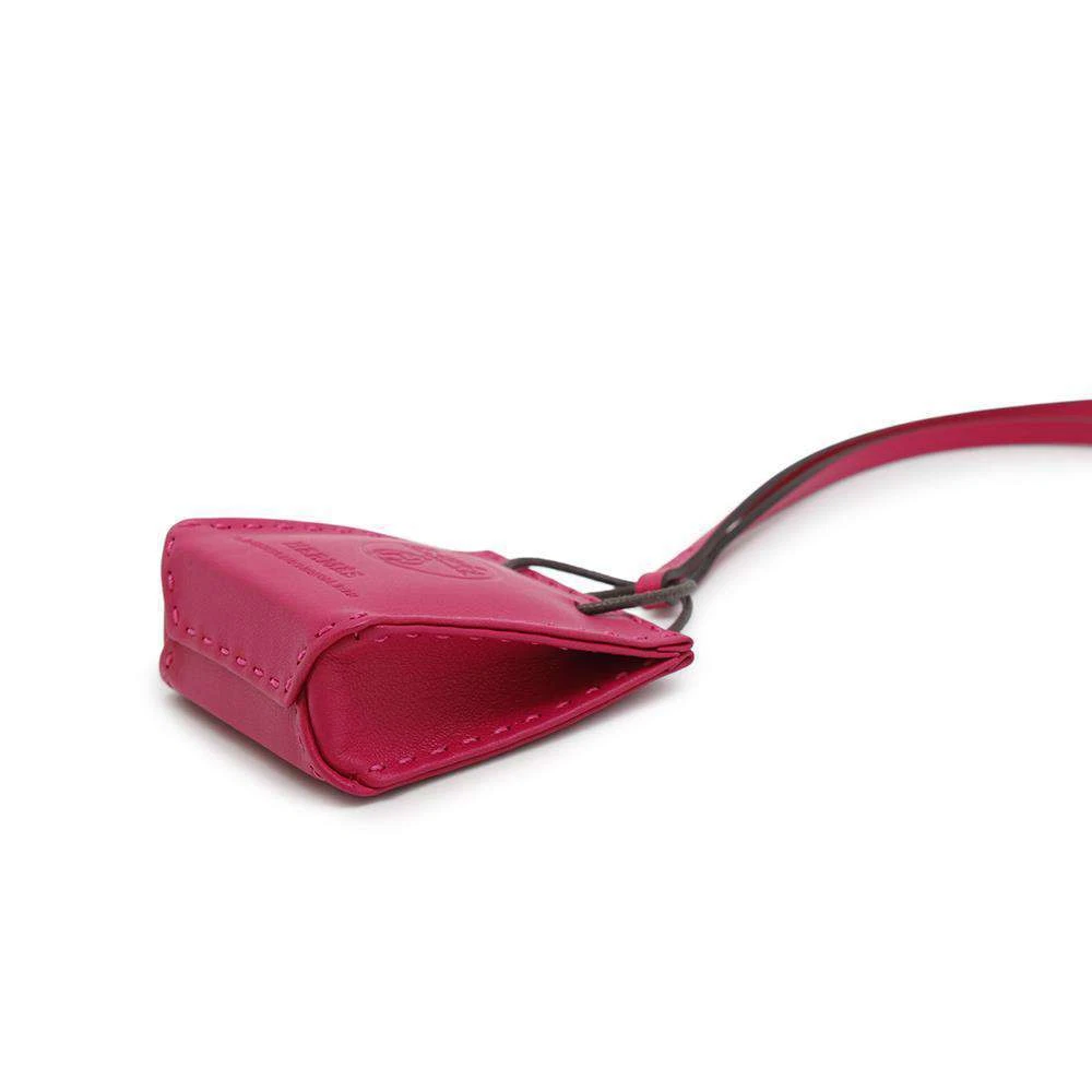 HERMES Sack Orange Lambskin Rose Mexico