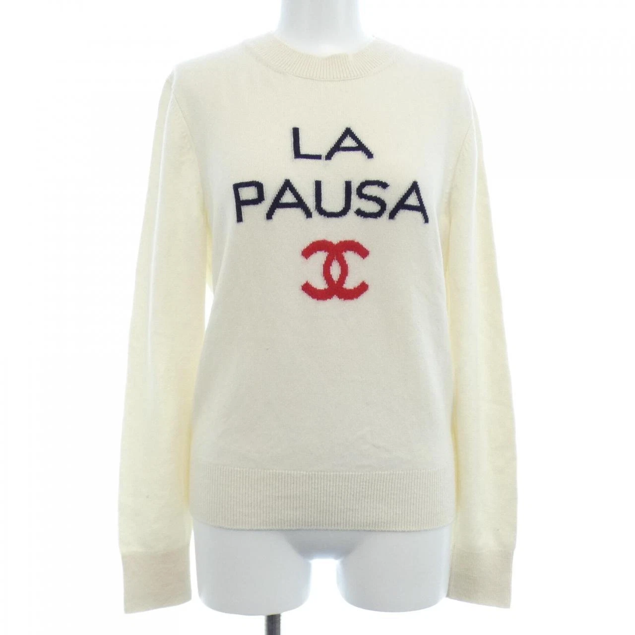 CHANEL Knitwear Sweater White