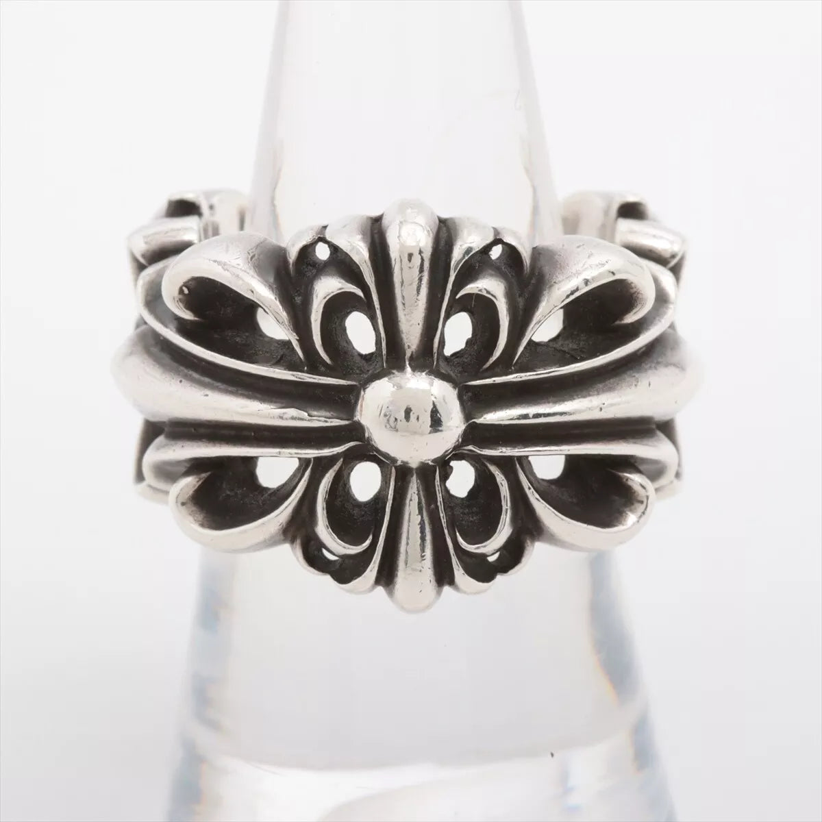 Chrome Hearts Double Floral Cloth Ring