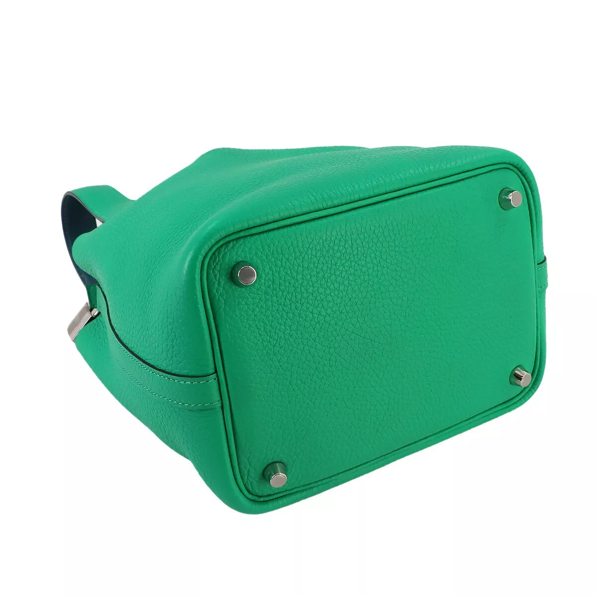 HERMES Picotin Lock Eclat PM Hand Bag Taurillon Clemence Menthe