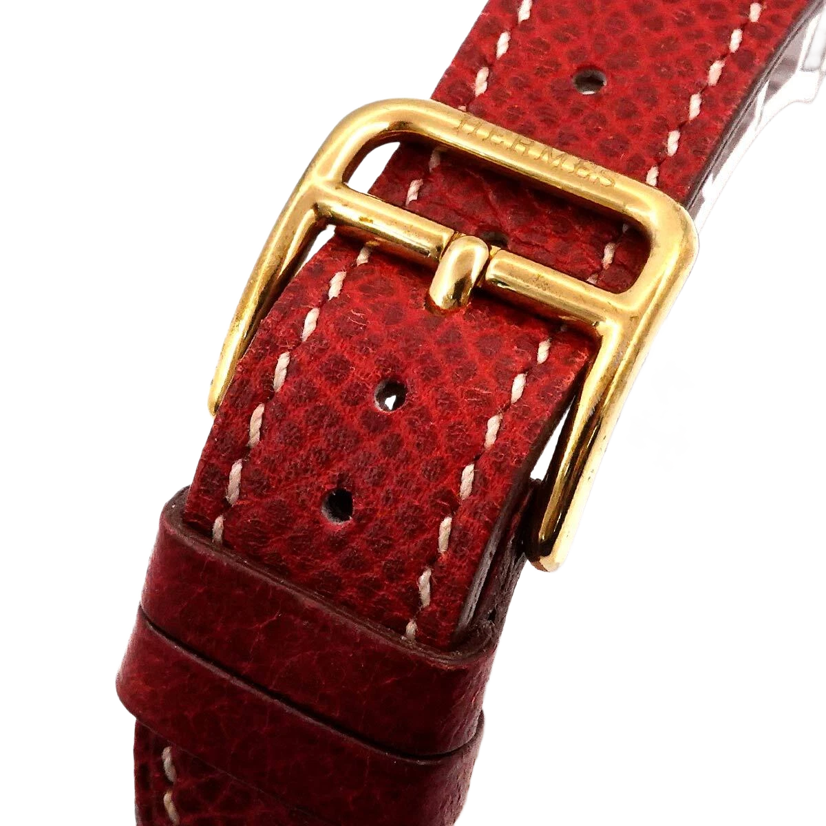 HERMES H Watch HH1 201 Quartz White Dial Ladies Watch