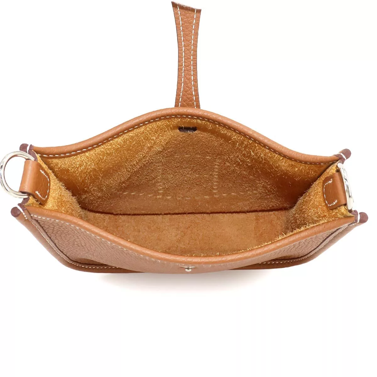 HERMES Everlyne Amazone TPM Shoulder Bag Taurillon Clemence Gold