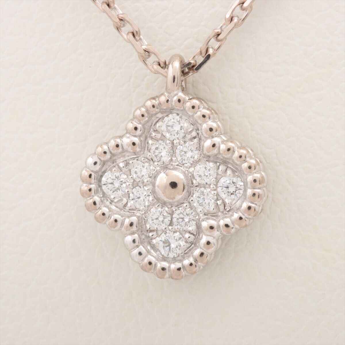 Van Cleef & Arpels Sweet Alhambra Diamond Necklace