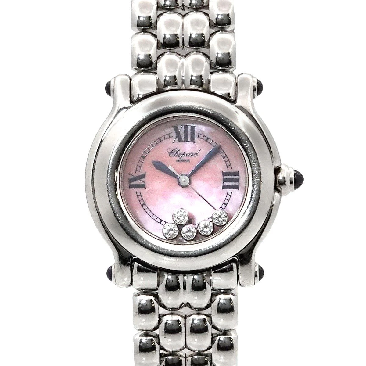 Chopard Happy Sport 278250-23 5P Diamond Pink Shell Dial Watch Women
