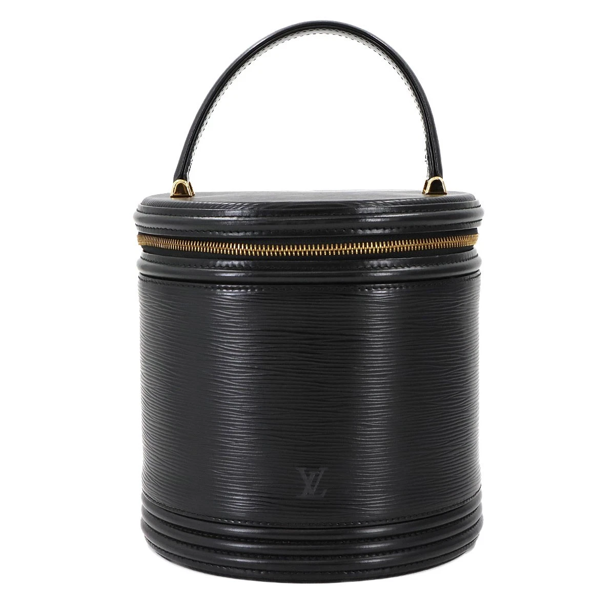 LOUIS VUITTON Epi Cannes Hand Bag Leather Noir Black Purse