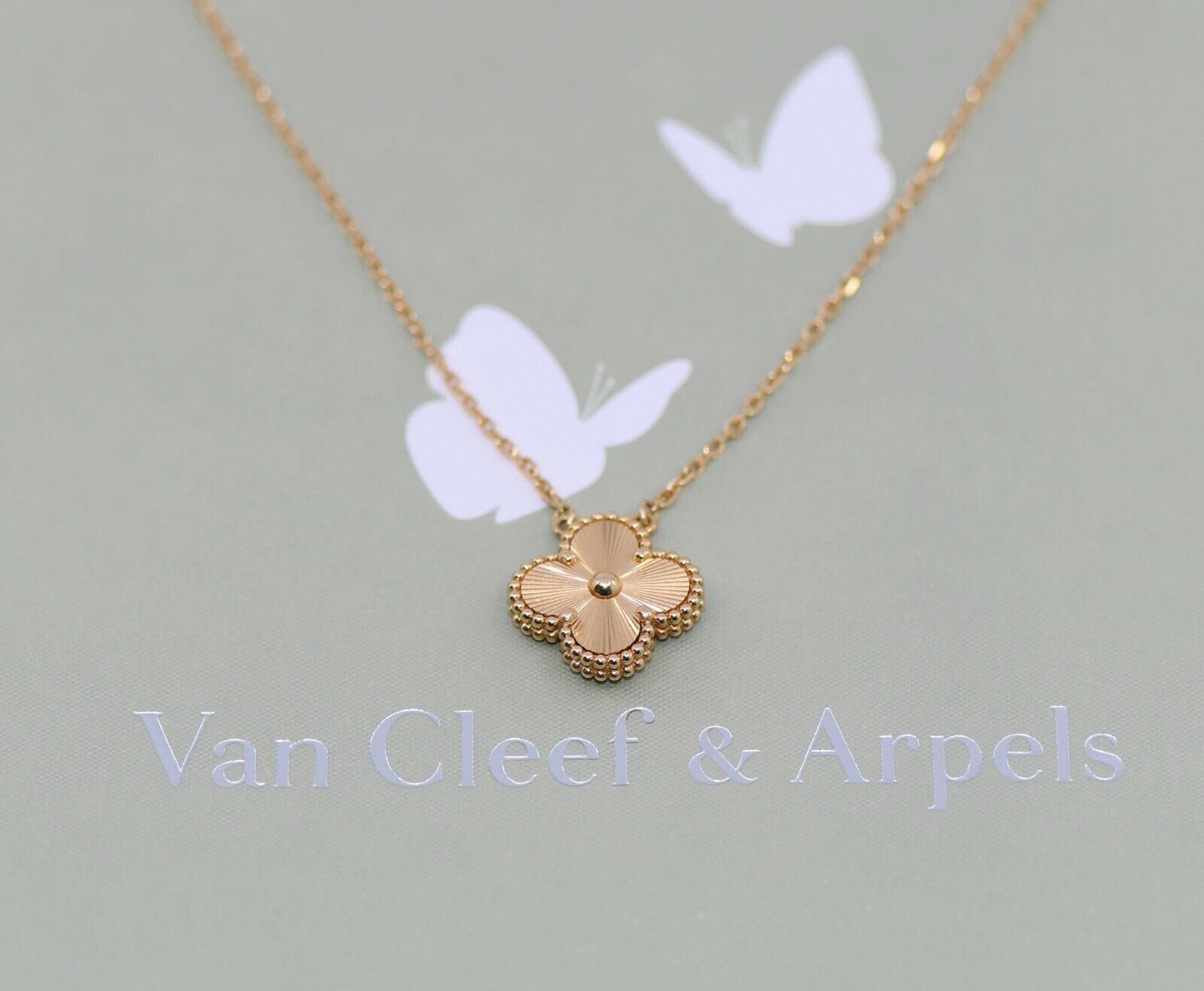 Van Cleef & Arpels Vintage Alhambra 18K Yellow Gold Pendant