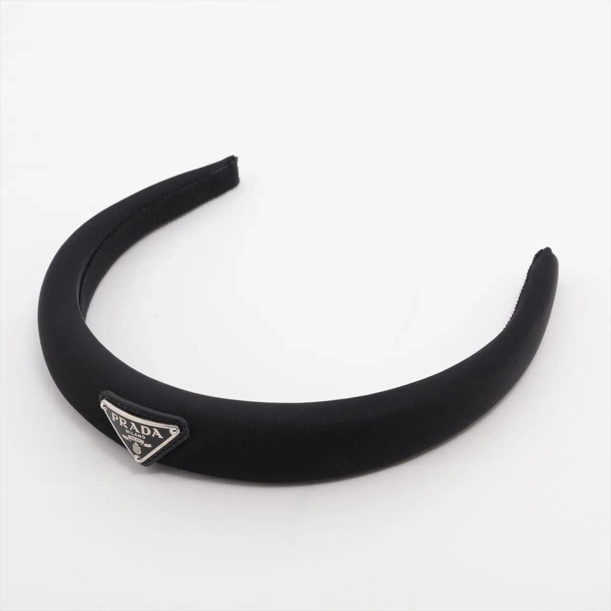 Prada Headband Fabric Black