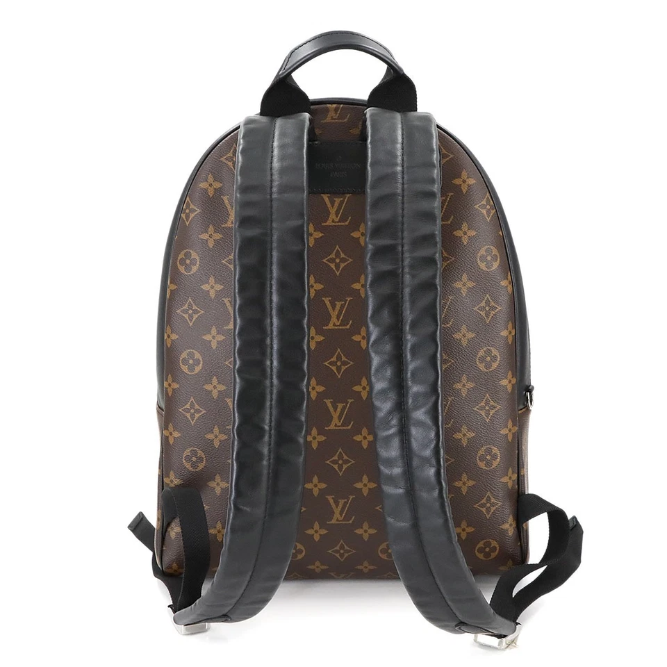 LOUIS VUITTON Monogram Macassar Josh Backpack NV Brown Black