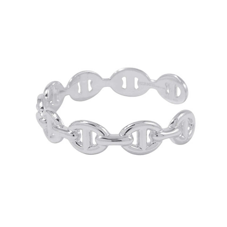 HERMES Chaine d'Ancre Bangle Size SH SV925
