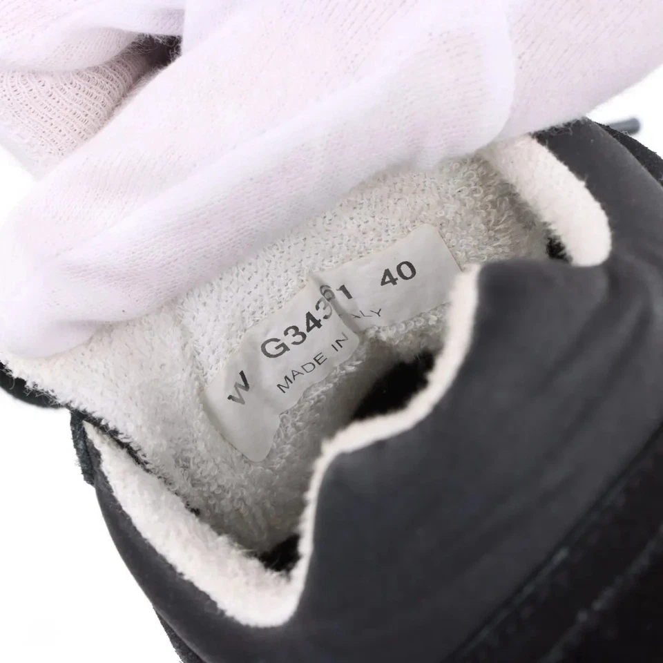 Chanel Coco Mark Fabric Sneakers 40 Ladies' Black
