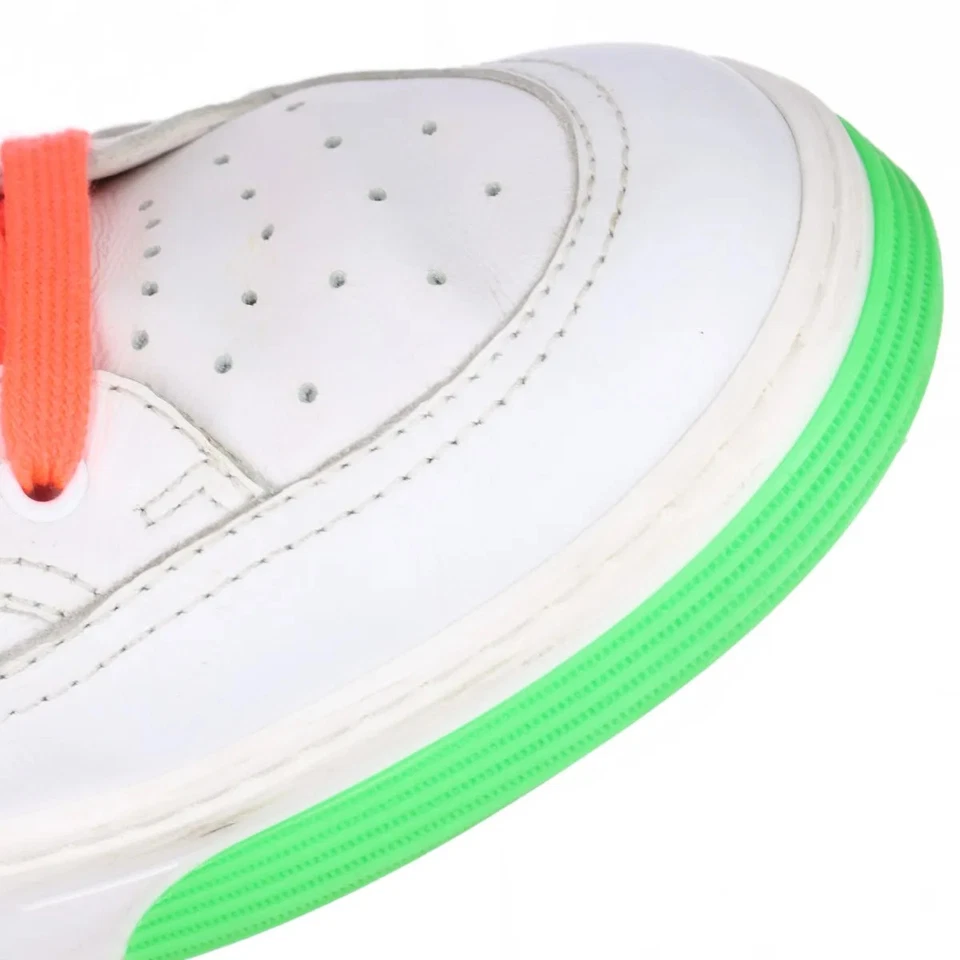 Chanel Coco Mark Leather Sneakers 43 Men's Multicolor