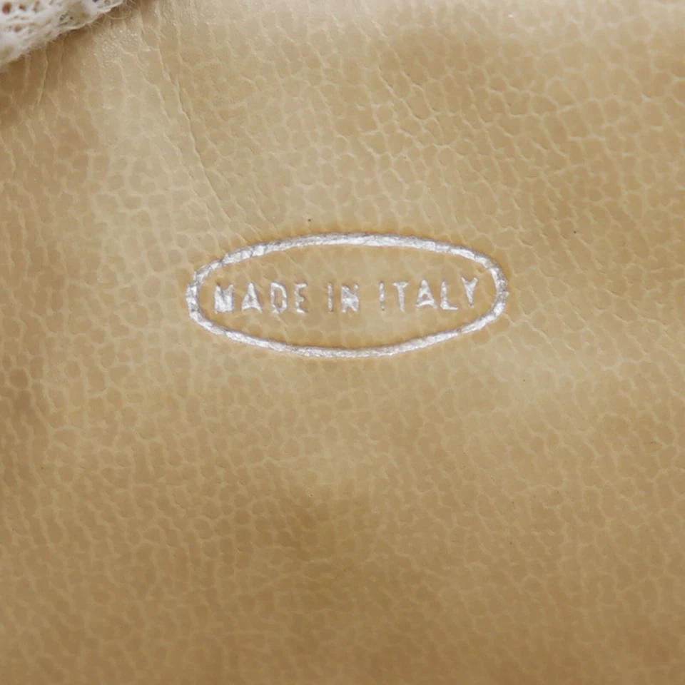 CHANEL Bum Bag Matelasse Beige Lambskin Used Belt Bag Leather