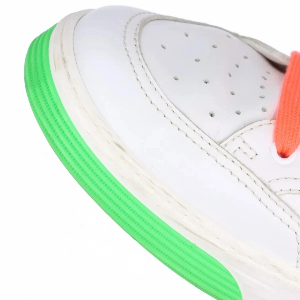 Chanel Coco Mark Leather Sneakers 43 Men's Multicolor