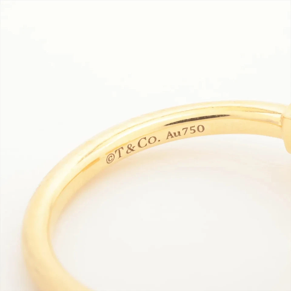 Tiffany T Wire Diamond Ring 750 (YG) 2.6g