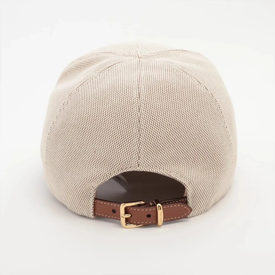 Miu Miu Cap M Cotton Beige