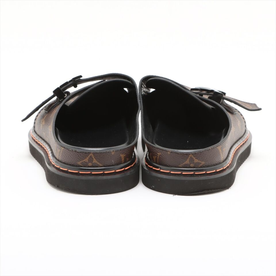 Vuitton LV Easy Line Mule 7 Men's Brown Monogram LV Logo