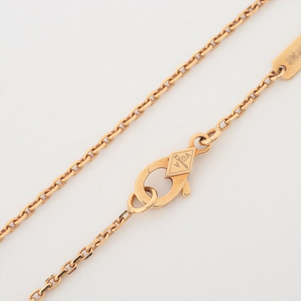 Van Cleef & Arpels Vintage Alhambra 1P Diamond Sable Necklace
