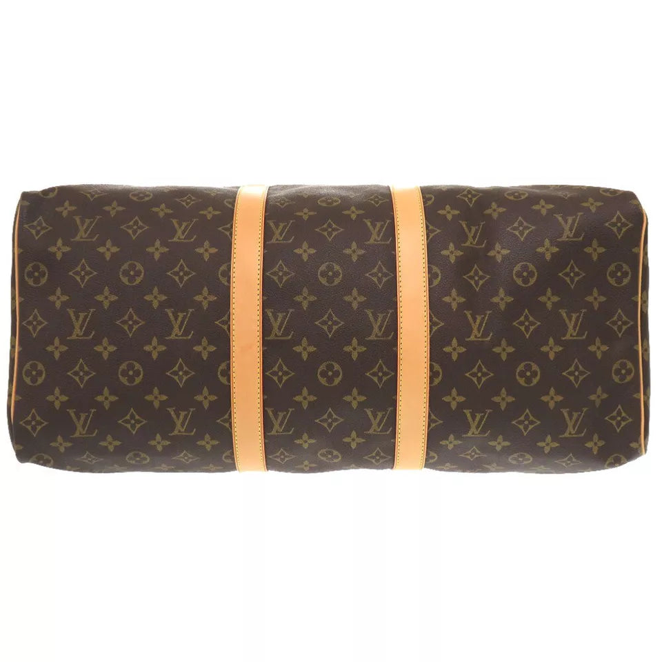 LOUIS VUITTON Monogram Keepall 50 Duffle Bag – Brown