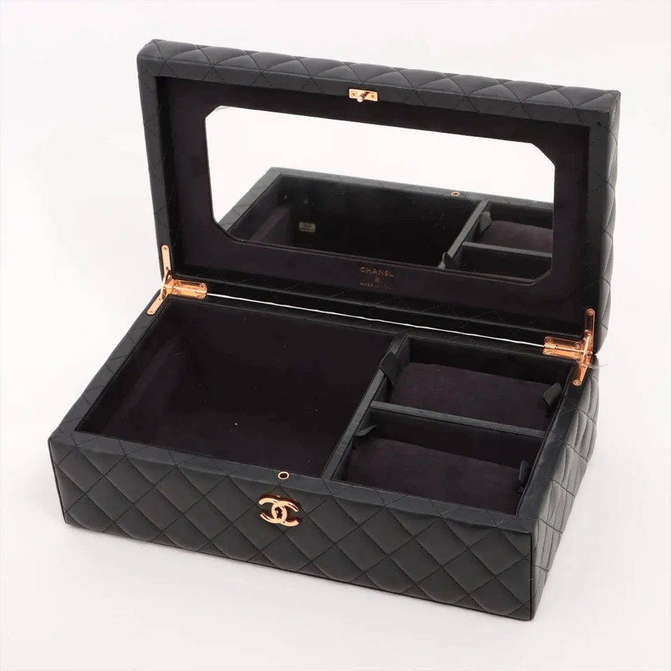 Chanel Matelasse Lambskin Jewelry Case