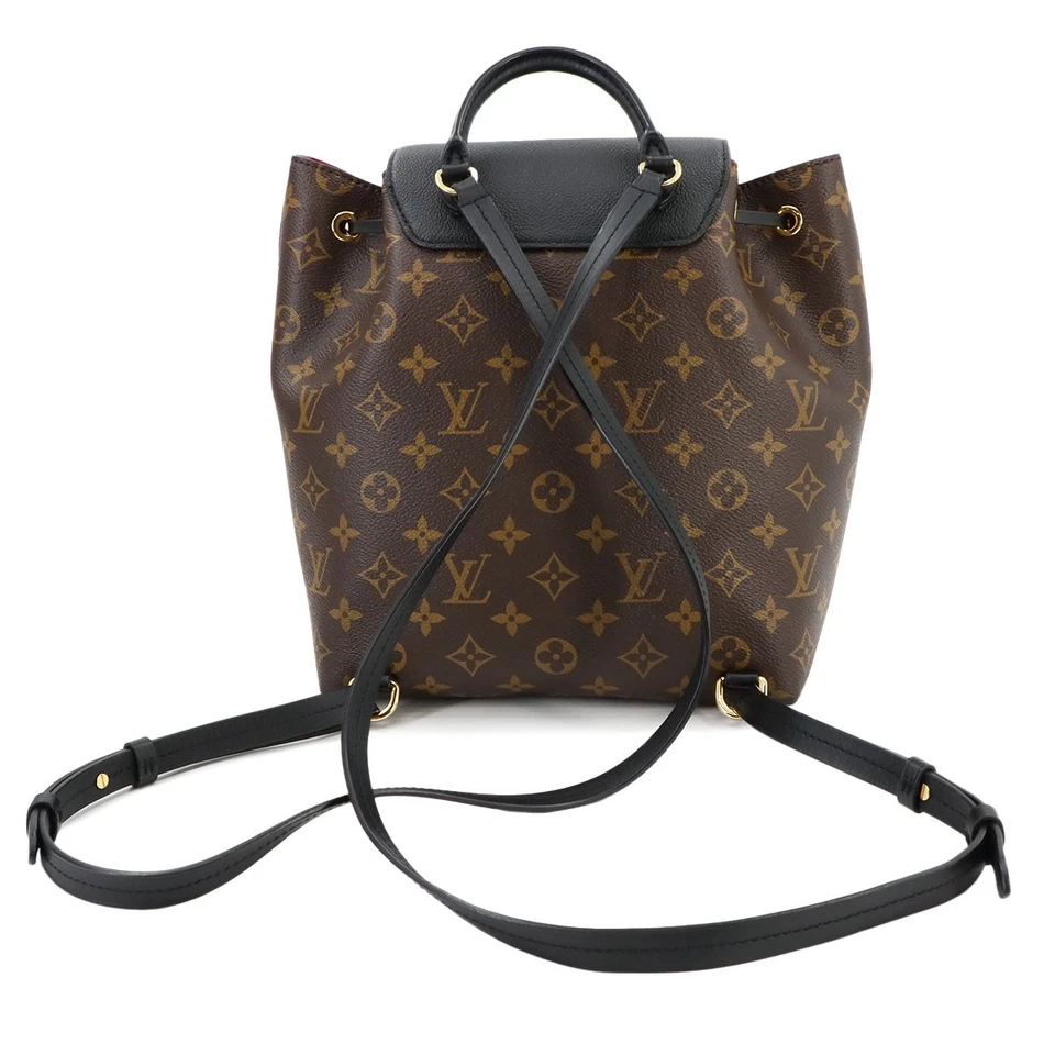 LOUIS VUITTON Monogram Montsouris NM PM Backpack Noir M45515