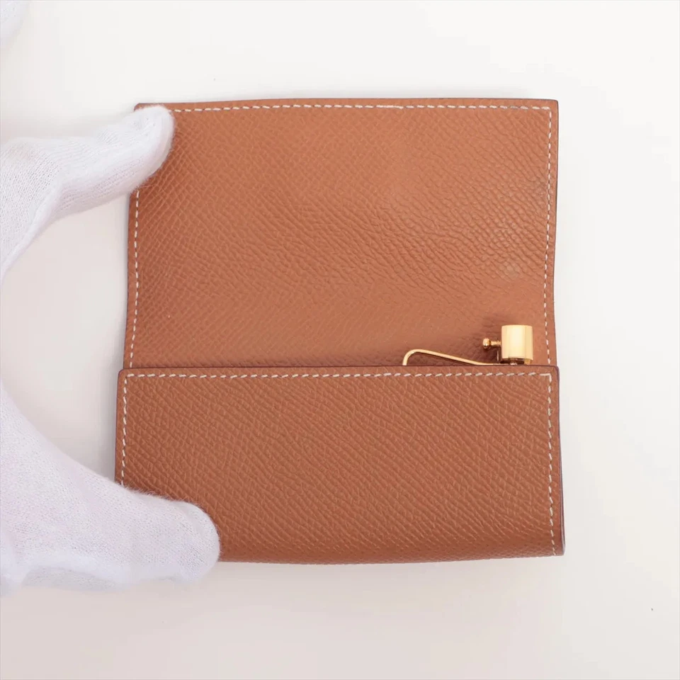Hermès Bearn Key Case Veau Epsom Key Case Gold Gold Metal Fittings U Stamp 2022