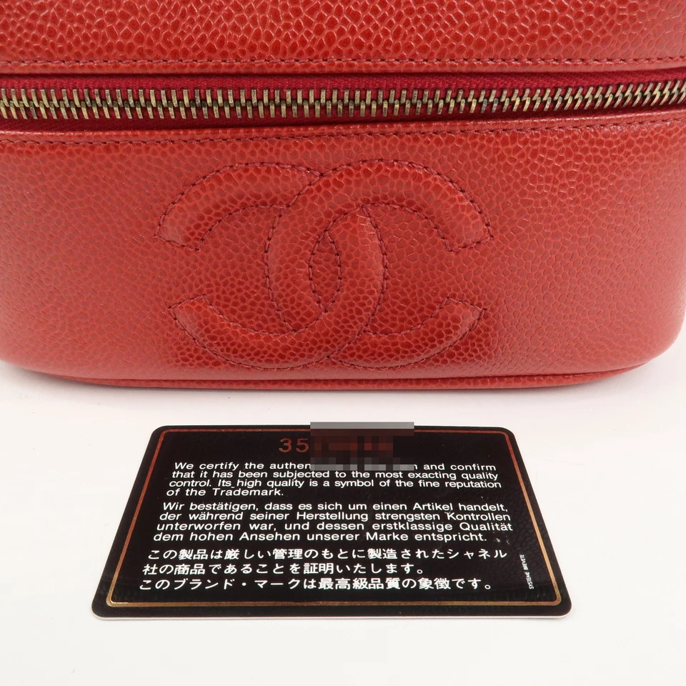 CHANEL COCO Mark Caviar Vanity Bag