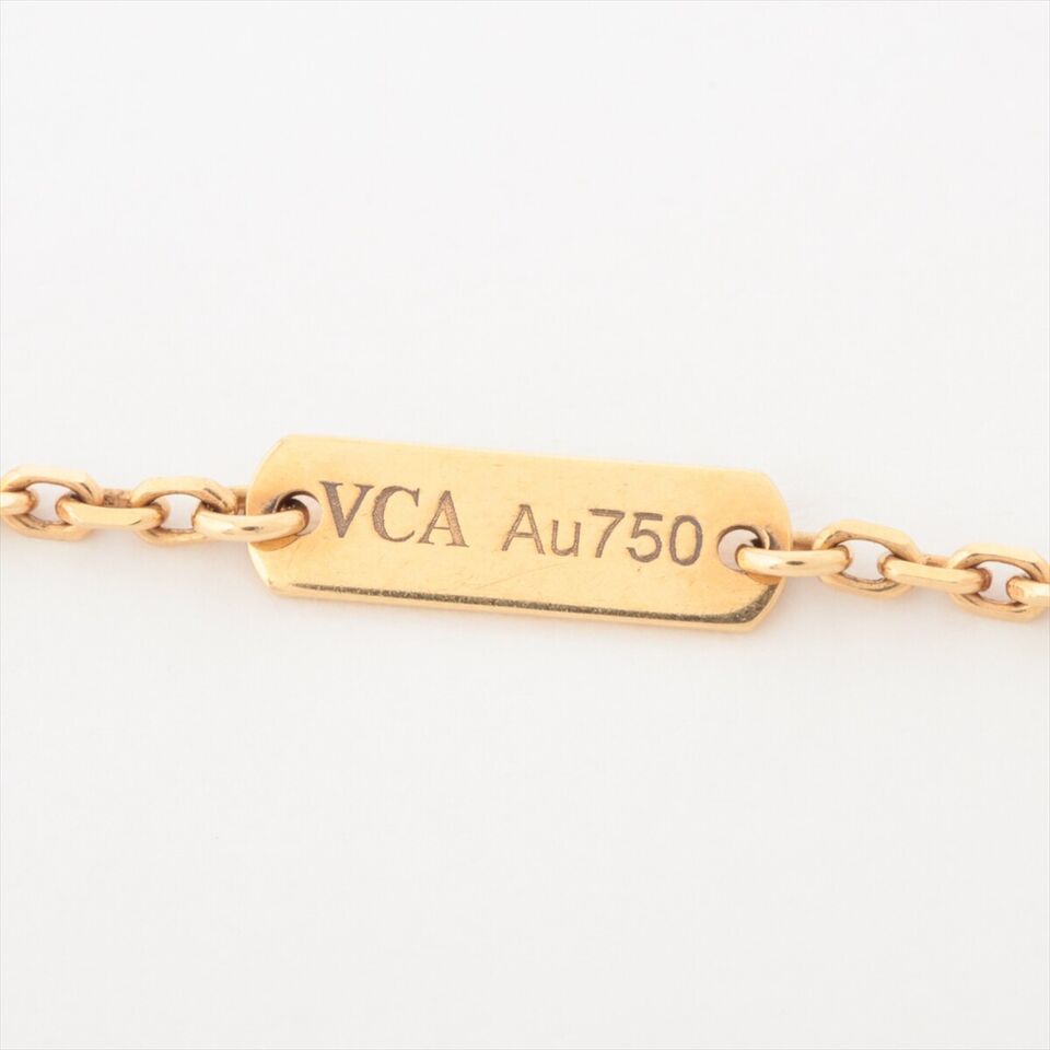 Van Cleef & Arpels Vintage Alhambra 1P Diamond Sable Necklace