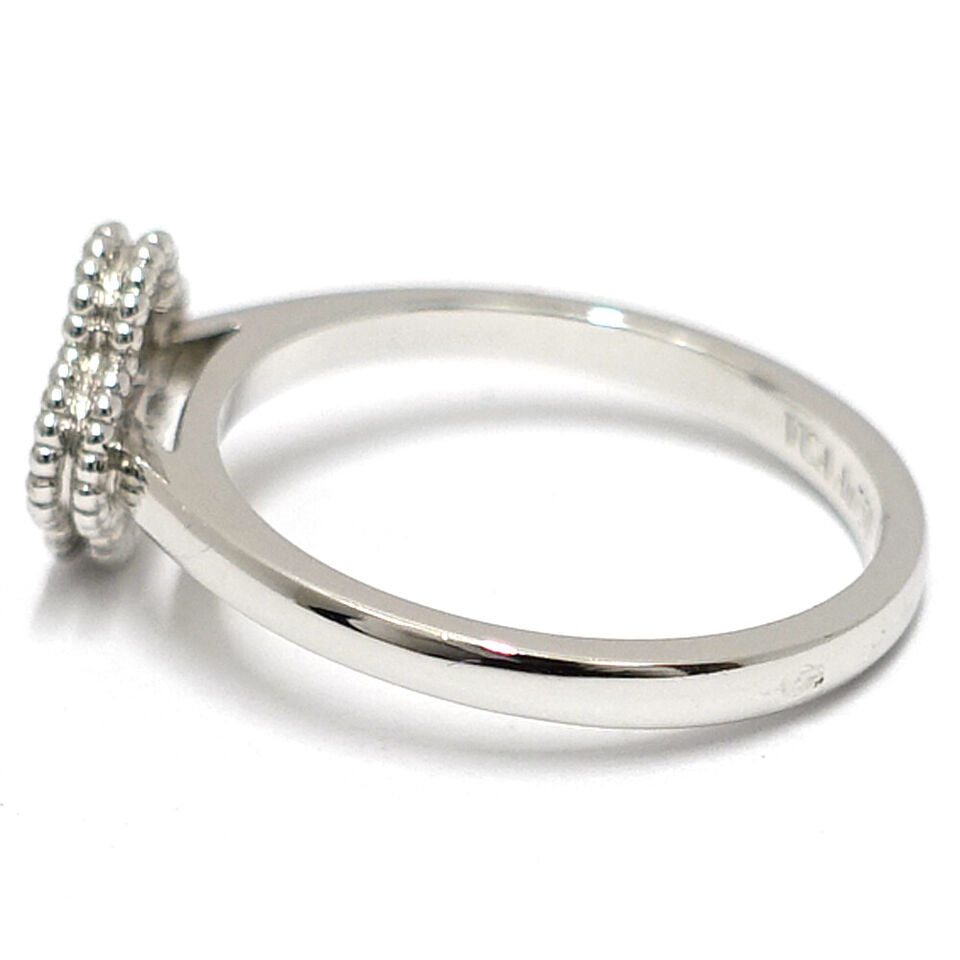 Van Cleef & Arpels K18WG Sweet Alhambra Diamond Ring