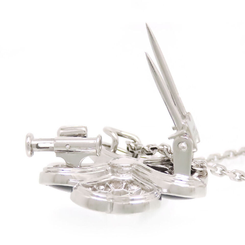 Van Cleef & Arpels Cosmos Clip Necklace Medium Au750 (K18WG)
