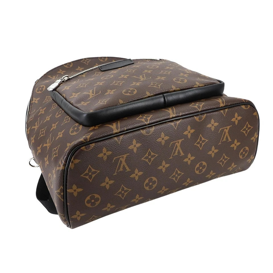 LOUIS VUITTON Monogram Macassar Josh Backpack NV Brown Black