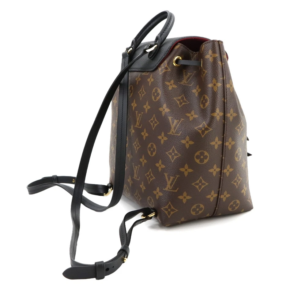 LOUIS VUITTON Monogram Montsouris NM PM Backpack Noir M45515