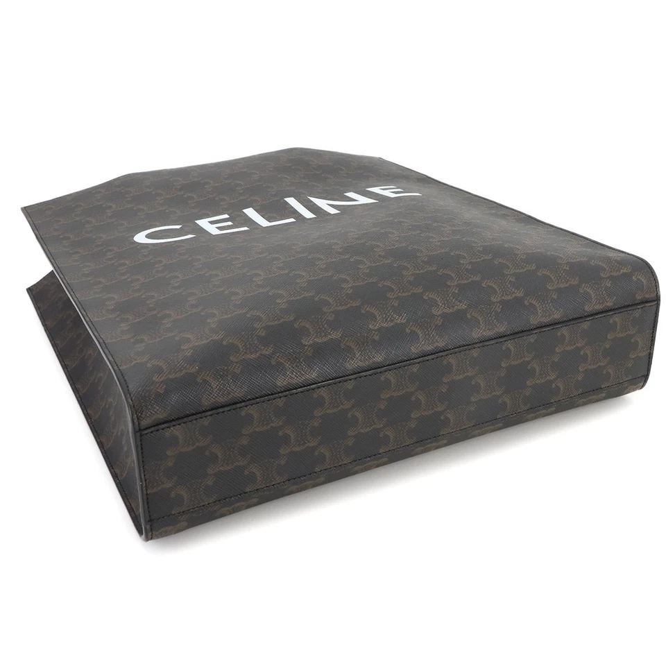 CELINE Triomphe Medium Vertical Cabas 2-way Tote Shoulder Bag