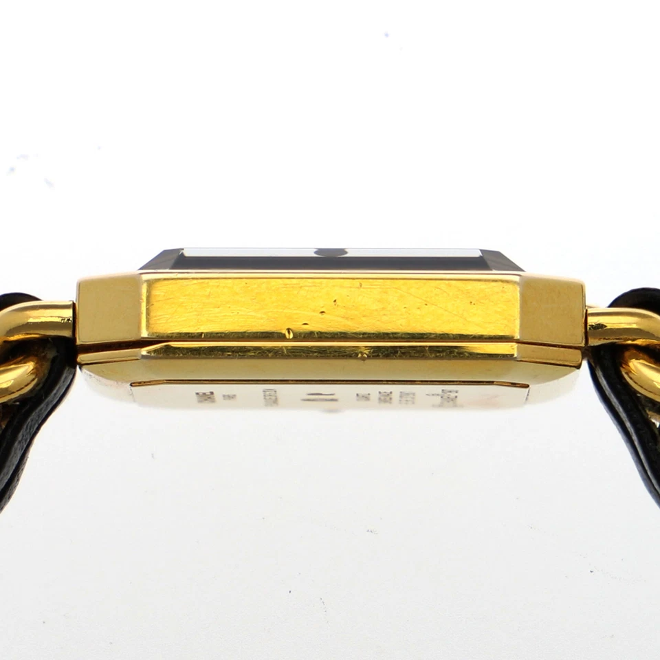 CHANEL Watches Gold Plated Leather Quartz